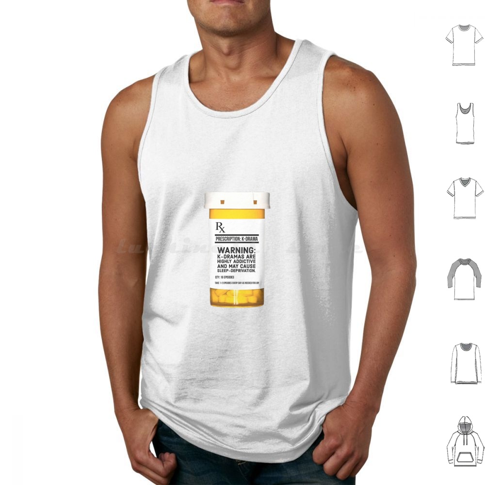 Korean Men Lifestyle - K-Drama Rezept Tank Tops Drucken Baumwolle