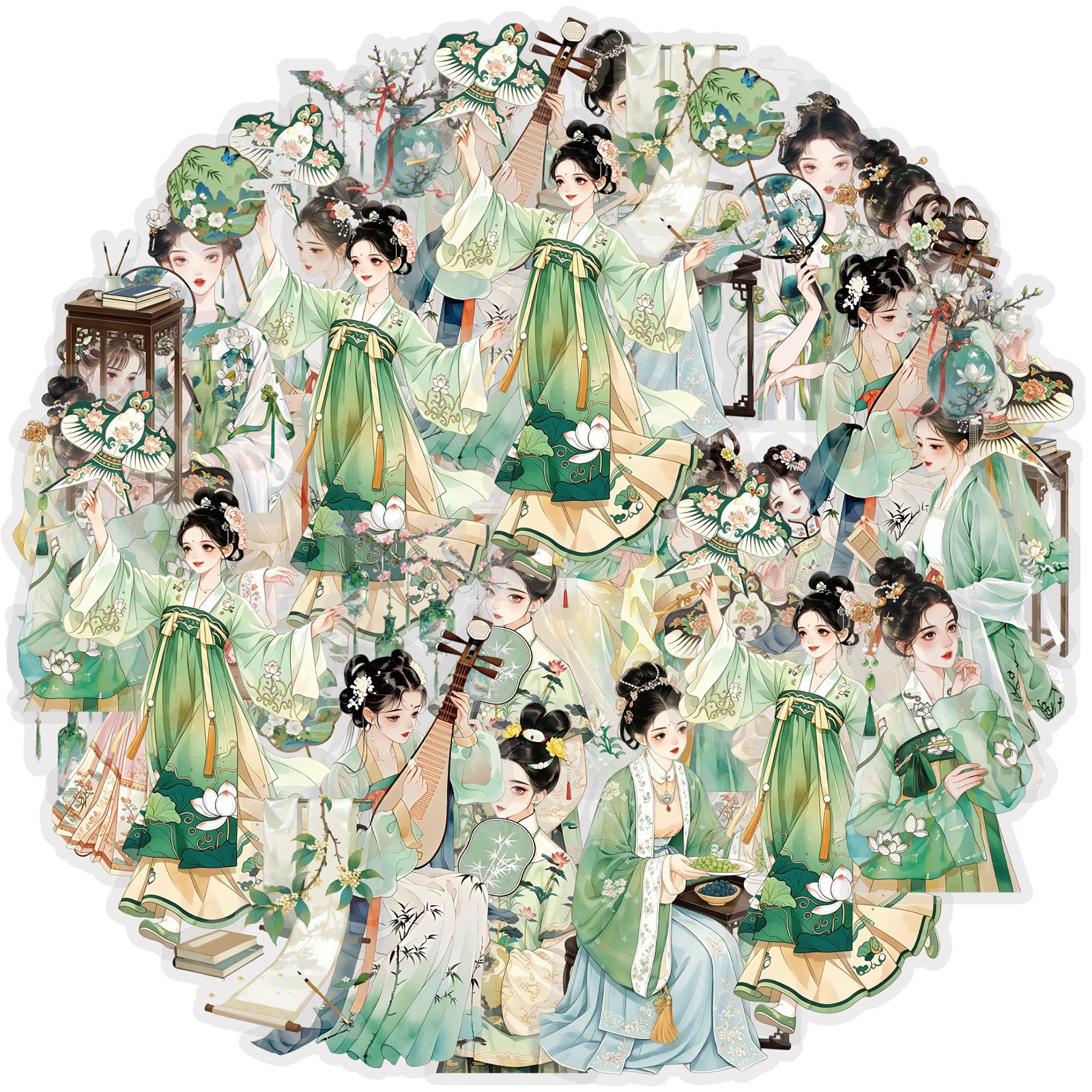 Korean Lifestyle Aesthetic - Etori Life 30 Stück Grüner Baum