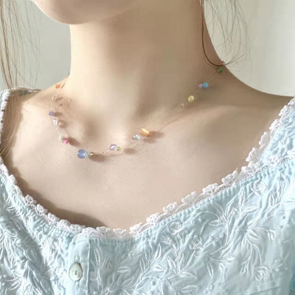 Korean Lifestyle Aesthetic - Süße Legierungs-Halskette im koreanischen Stil mit