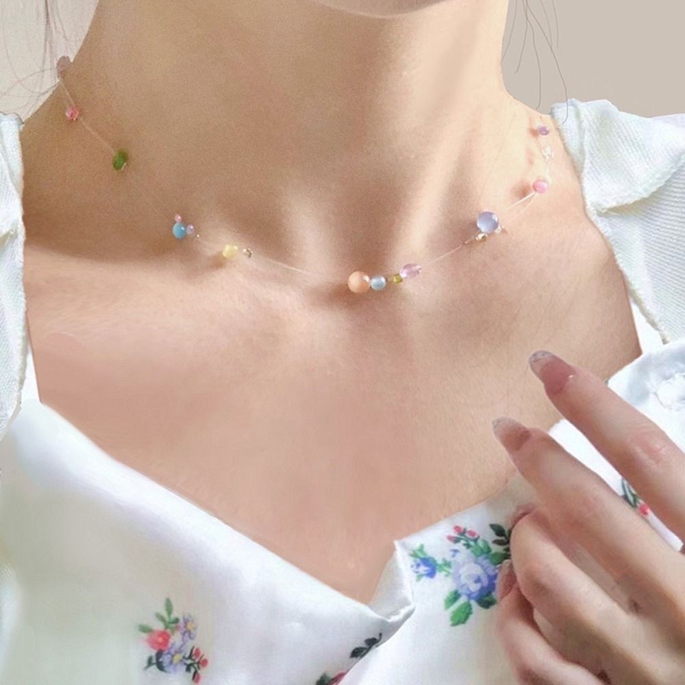 Korean Lifestyle Aesthetic - Trendige Halskette im koreanischen Stil aus