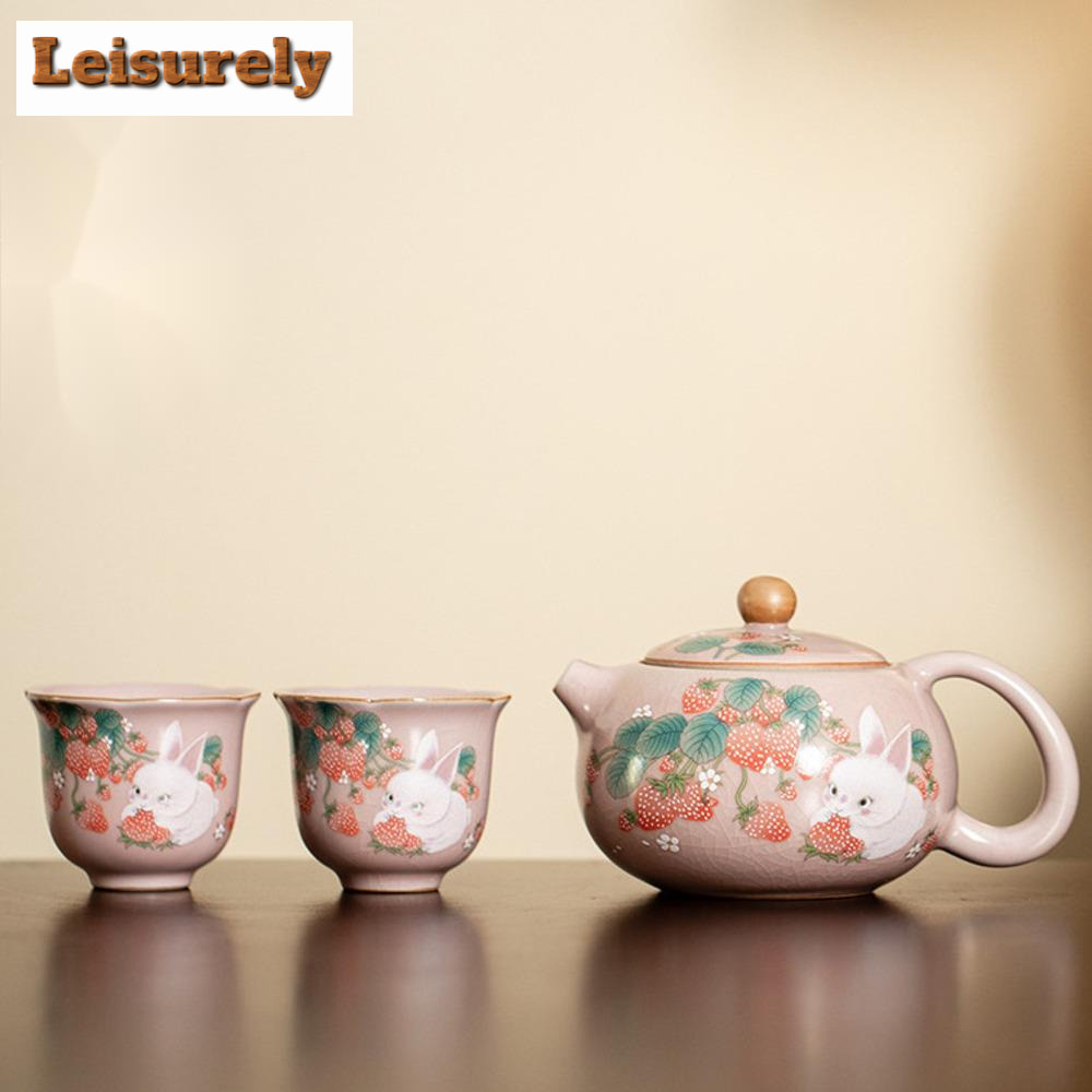 Korean Tea Set - Antike rosa ru Ofen Tee tasse