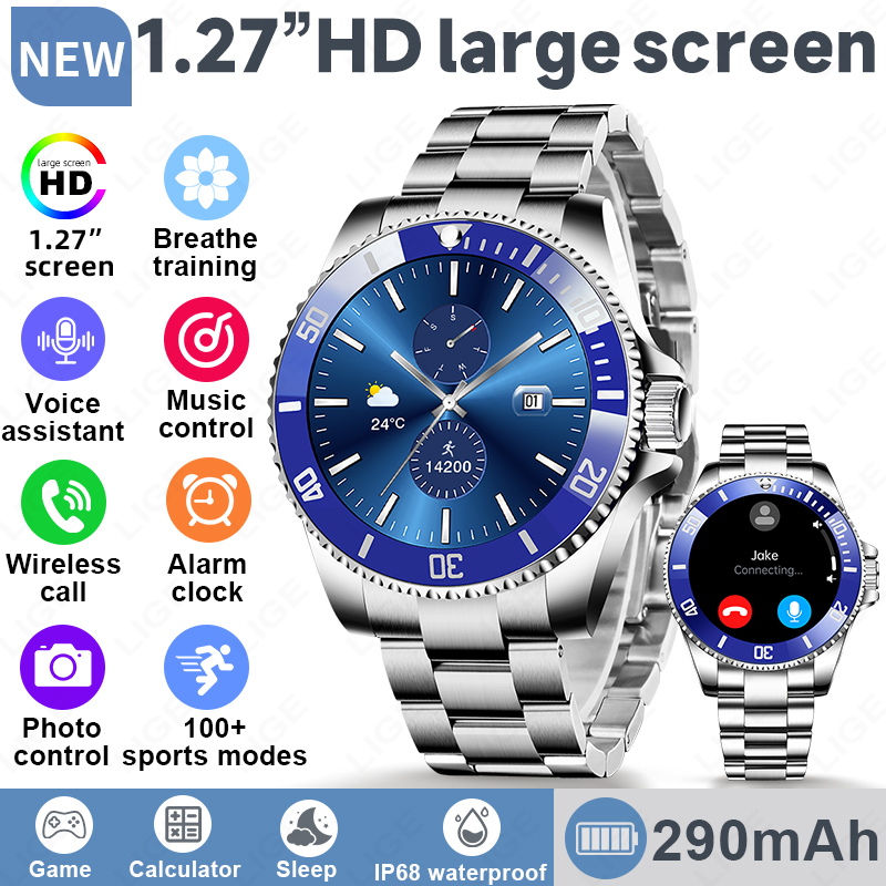 Korean Men Lifestyle - Neue 2026 Style Luxus Smartwatch mit
