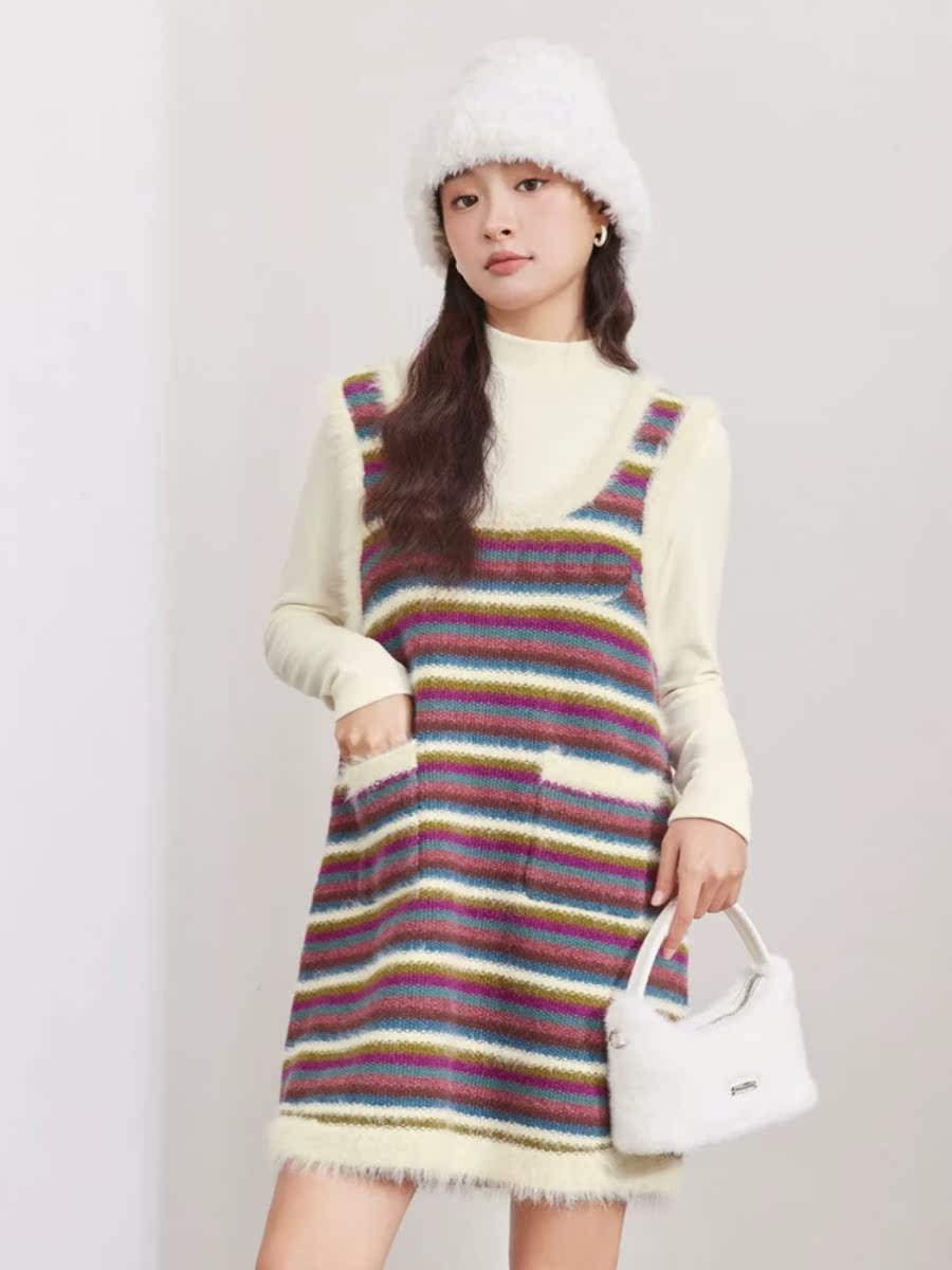 Korean Tea Set - Modisches Strickkleid-Set für Damen, Innenbekleidung, Oberteil