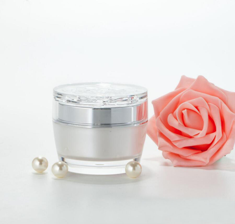 Essence Serum Toner - 50G perlweißes Acryl/Kunststoffglas, Topfdose, Tag- und