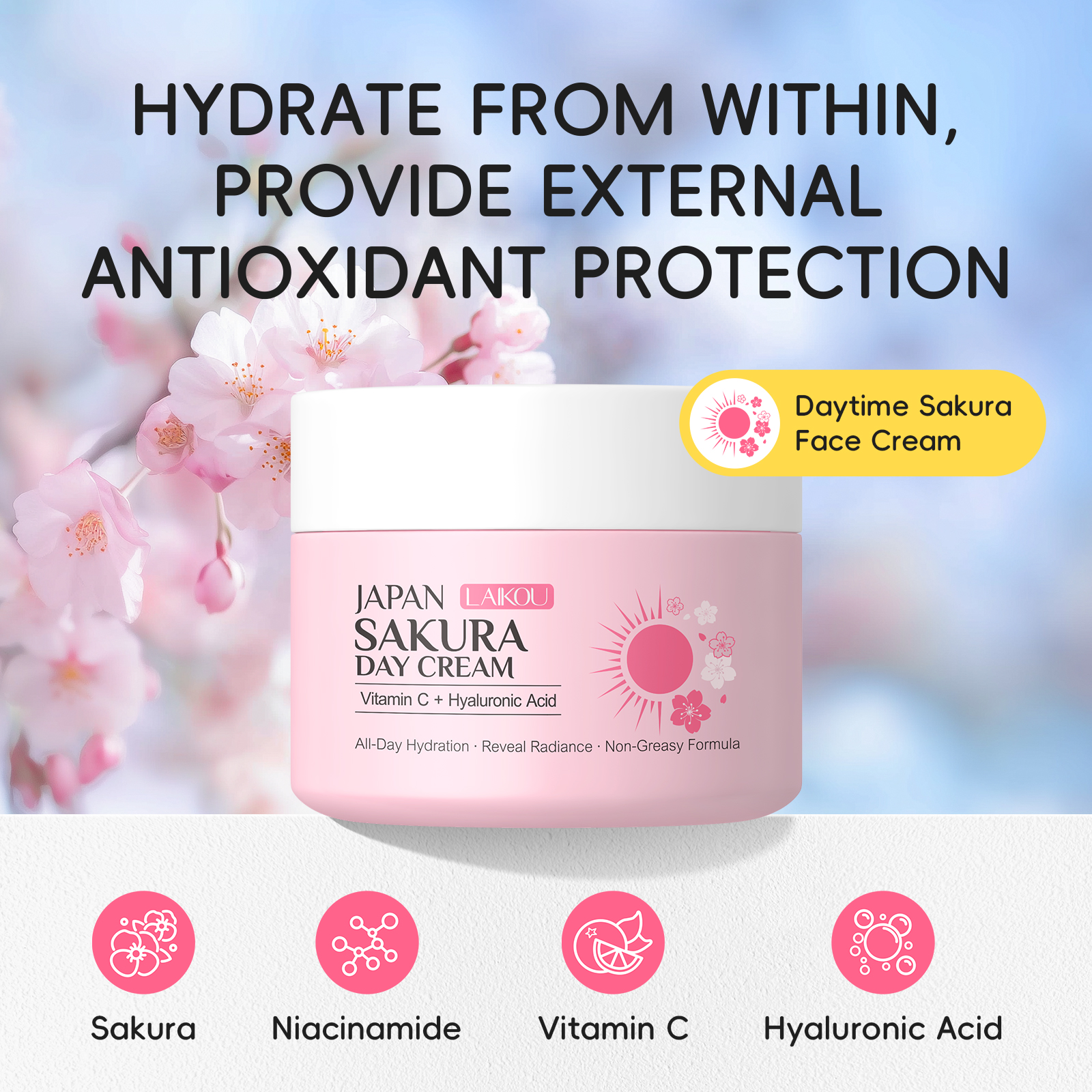 LAIKOU Japan Sakura Hautpflege – Korean Skincare Routine Bewertung und Preis