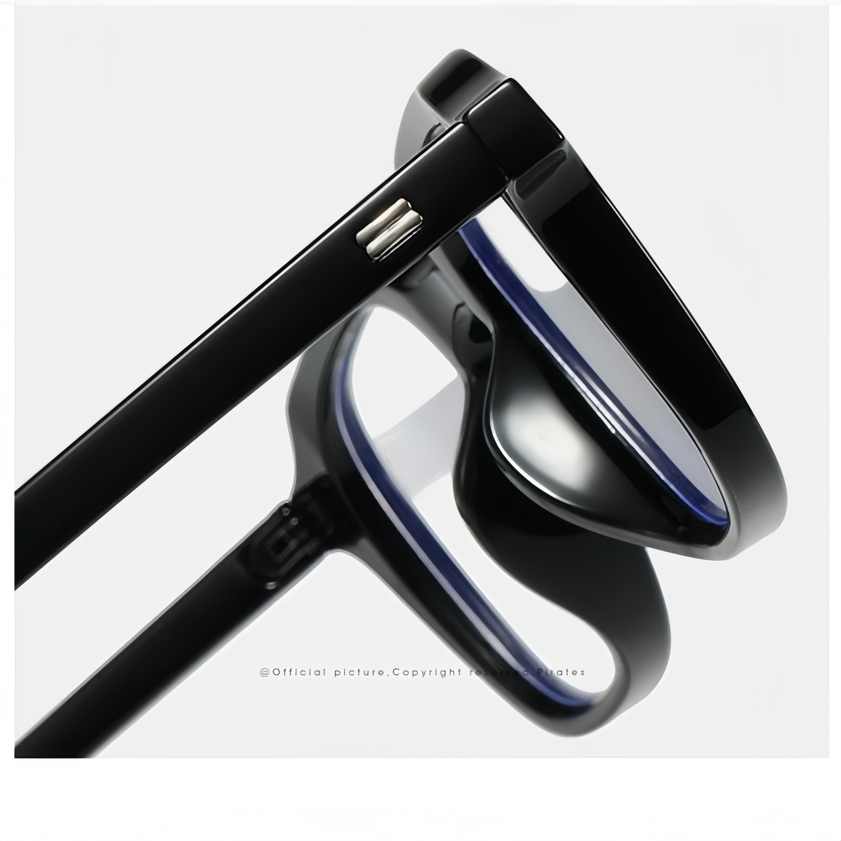 Modische Retro-Brille mit quad – Korean Men Lifestyle Bewertung und Preis