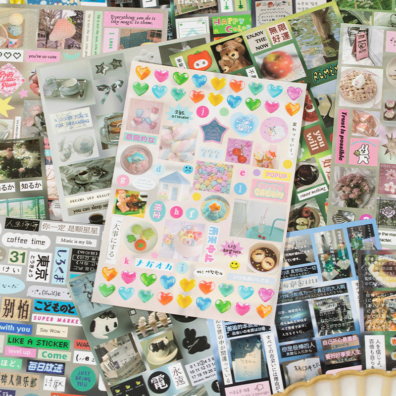 30 Blatt Aufkleberbuch Nebel R – Korean Lifestyle Book Bewertung und Preis