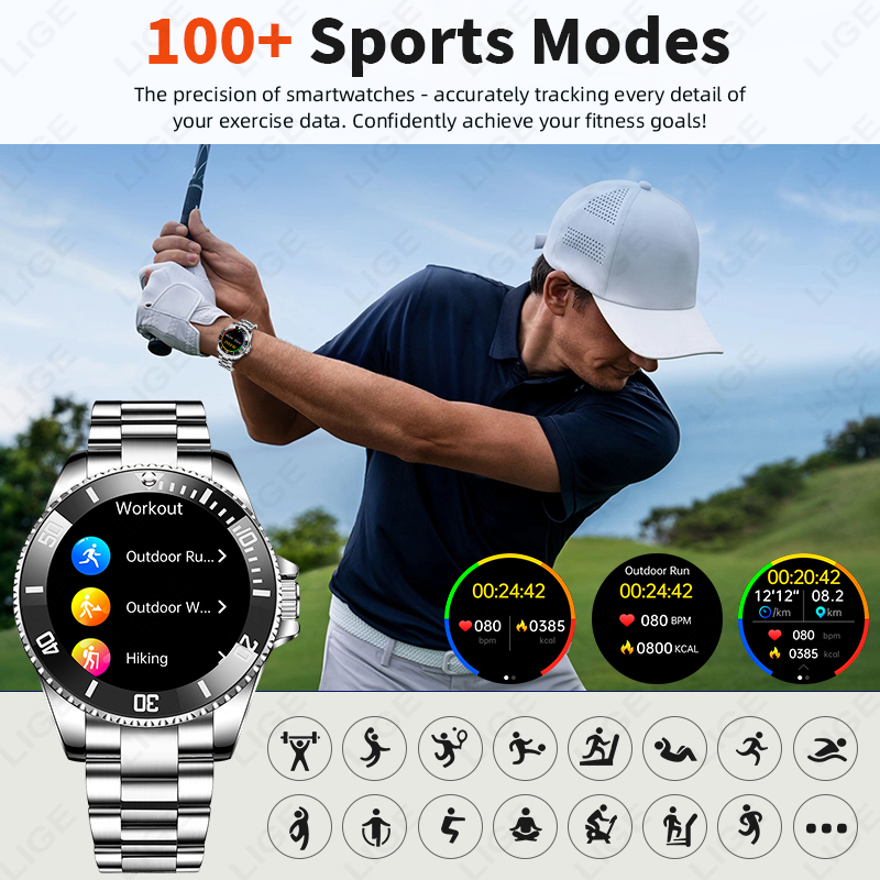 LIGE Smartwatch im neuen Luxus – Korean Men Lifestyle Bewertung und Preis