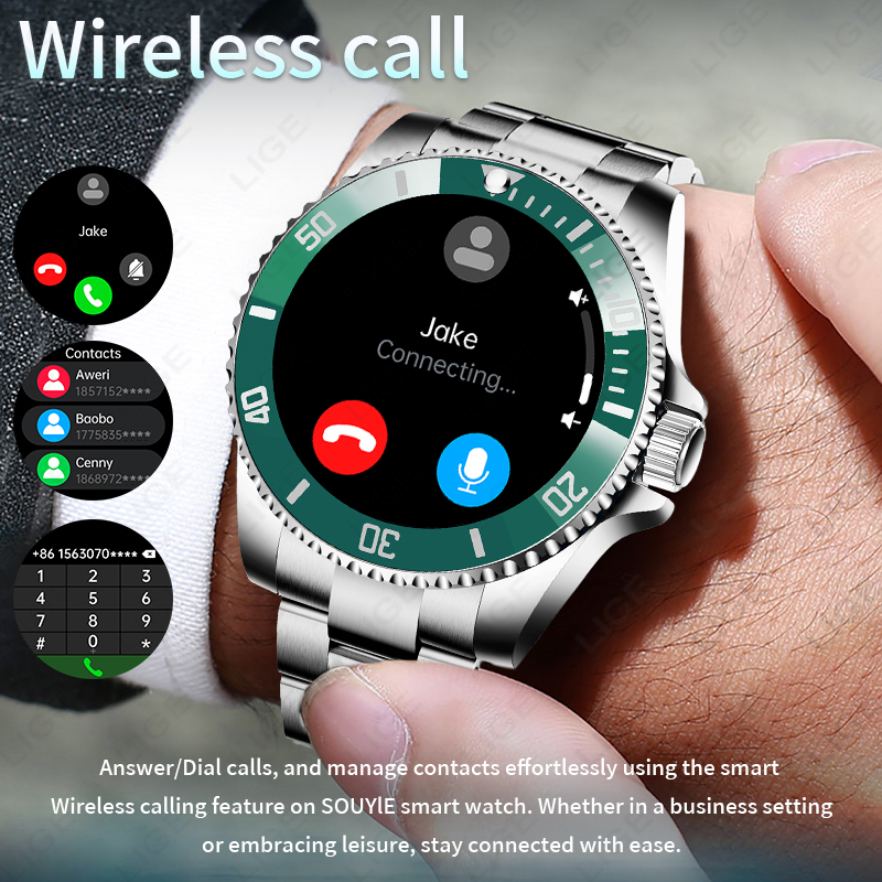 LIGE 2026 Style Luxus Smartwat – Korean Men Lifestyle Bewertung und Preis