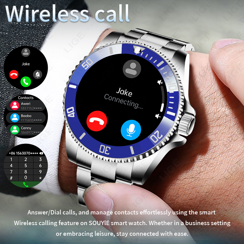 Neue 2026 Style Luxus Smartwat – Korean Men Lifestyle Bewertung und Preis