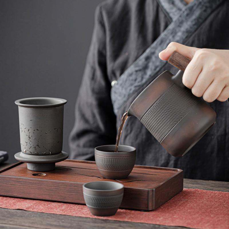 High-end Lila Keramik RetroTee – Korean Tea Set Bewertung und Preis