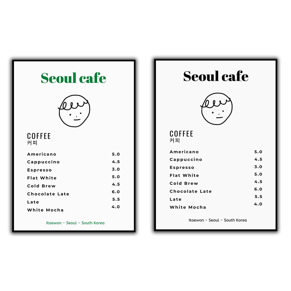 Seoul Cafe Print Wandkunst, be – Korean Lifestyle Aesthetic Bewertung und Preis