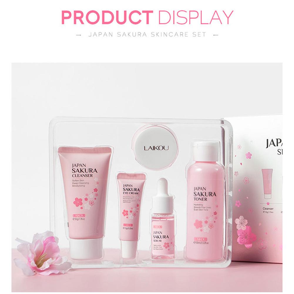 5/3 teile/satz Sakura Hautpfle – Korean Skincare Routine Bewertung und Preis