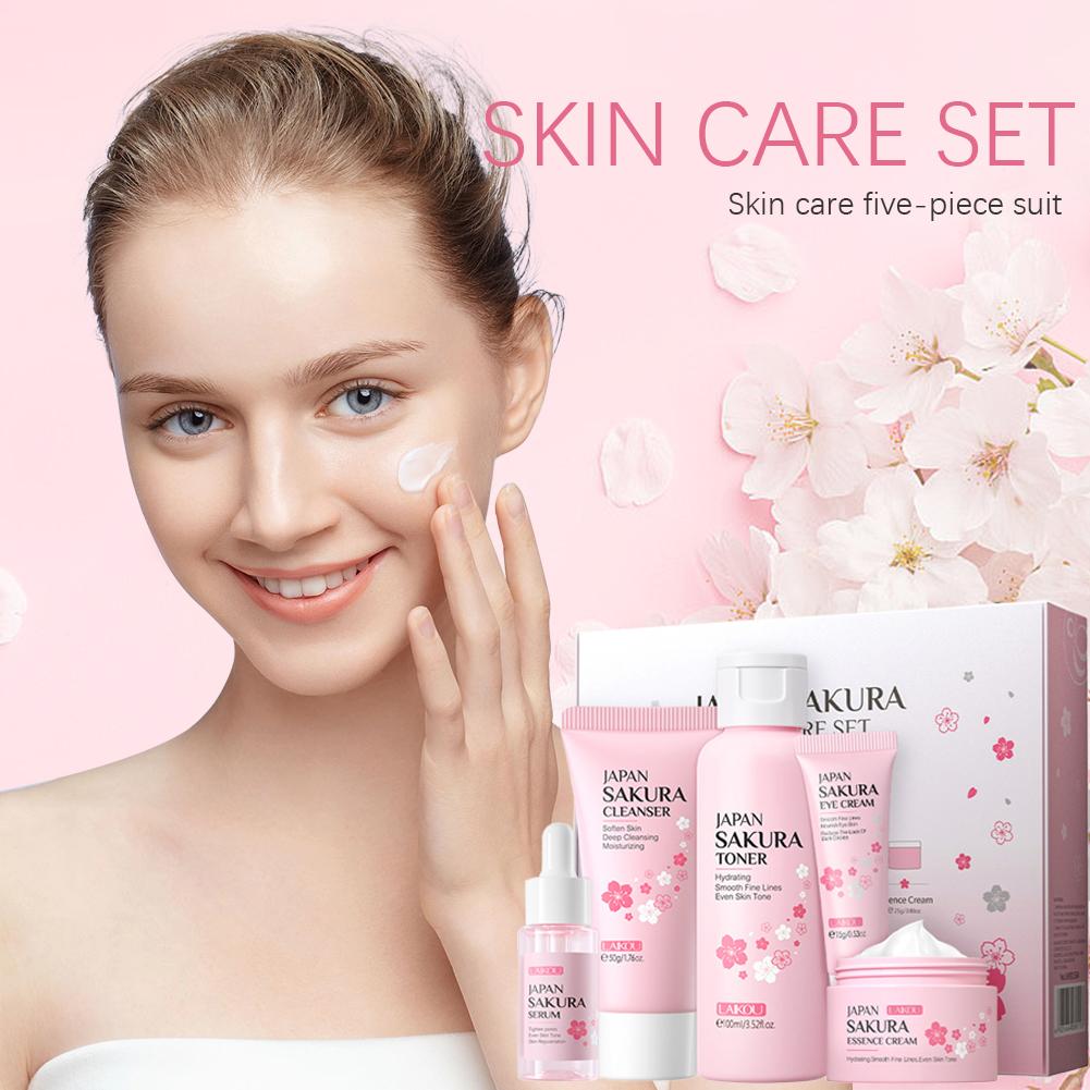 5/3 teile/satz Sakura Hautpfle – Korean Skincare Routine Bewertung und Preis