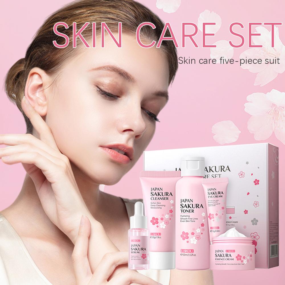 5/3 teile/satz Sakura Hautpfle – Korean Skincare Routine Bewertung und Preis