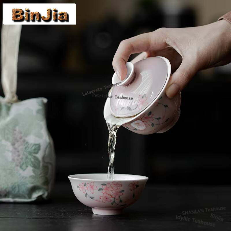 Handbemaltes Kirschblüten-Tees – Korean Tea Set Bewertung und Preis